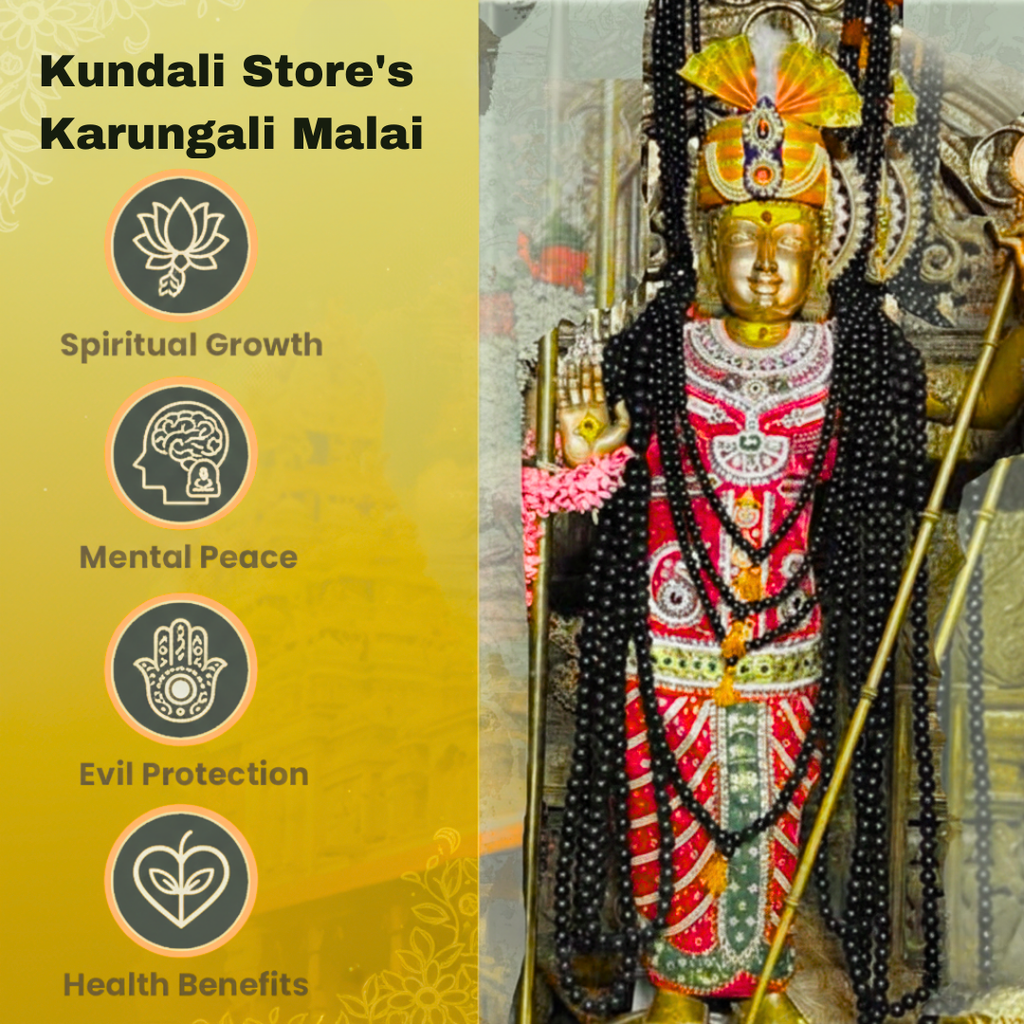 Original Karungali Malai + Free Evil Eye Bracelet