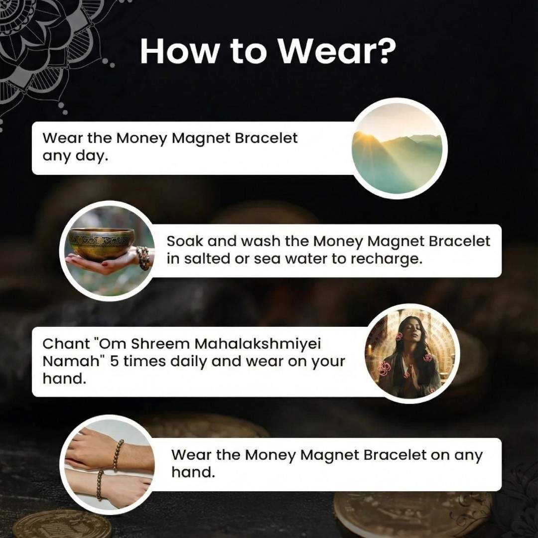 Money Attract Bracelet (For Wealth | Health | Confidence in Life) Buy 1 Get 1 Free!!