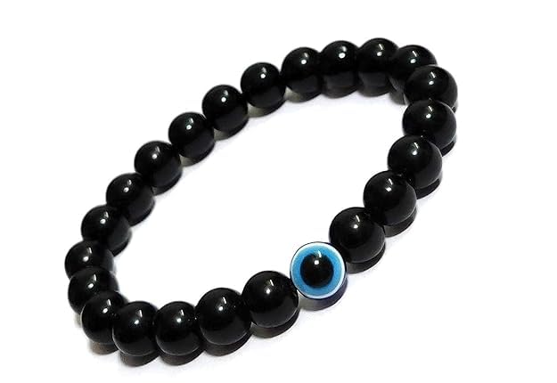 Evil Eye Black Tourmaline Bracelet