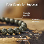 Raw Pyrite Bracelet + Free Evil Eye Bracelet
