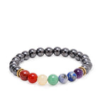 7 Chakra Bracelet Black Tourmaline