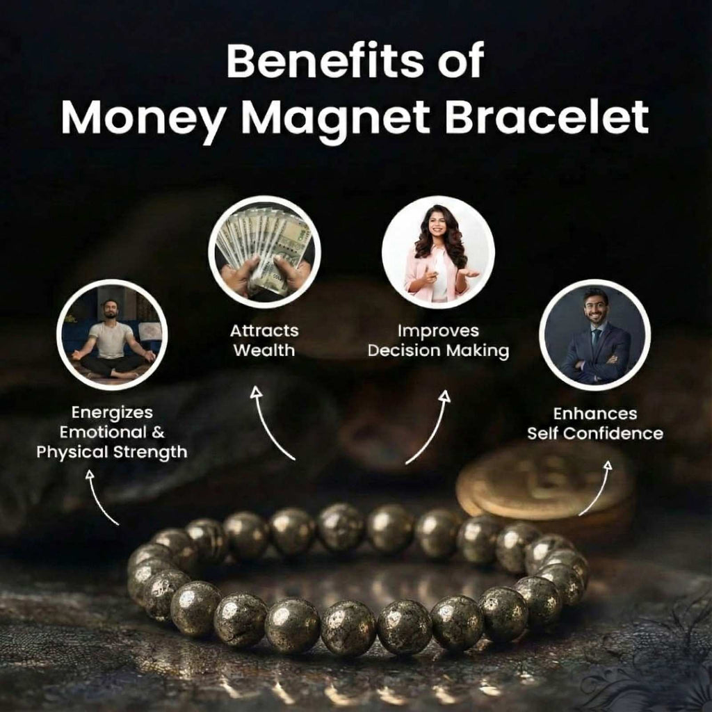 Money Attract Pyrite Bracelet For Wealth | Health | Confidence in Life