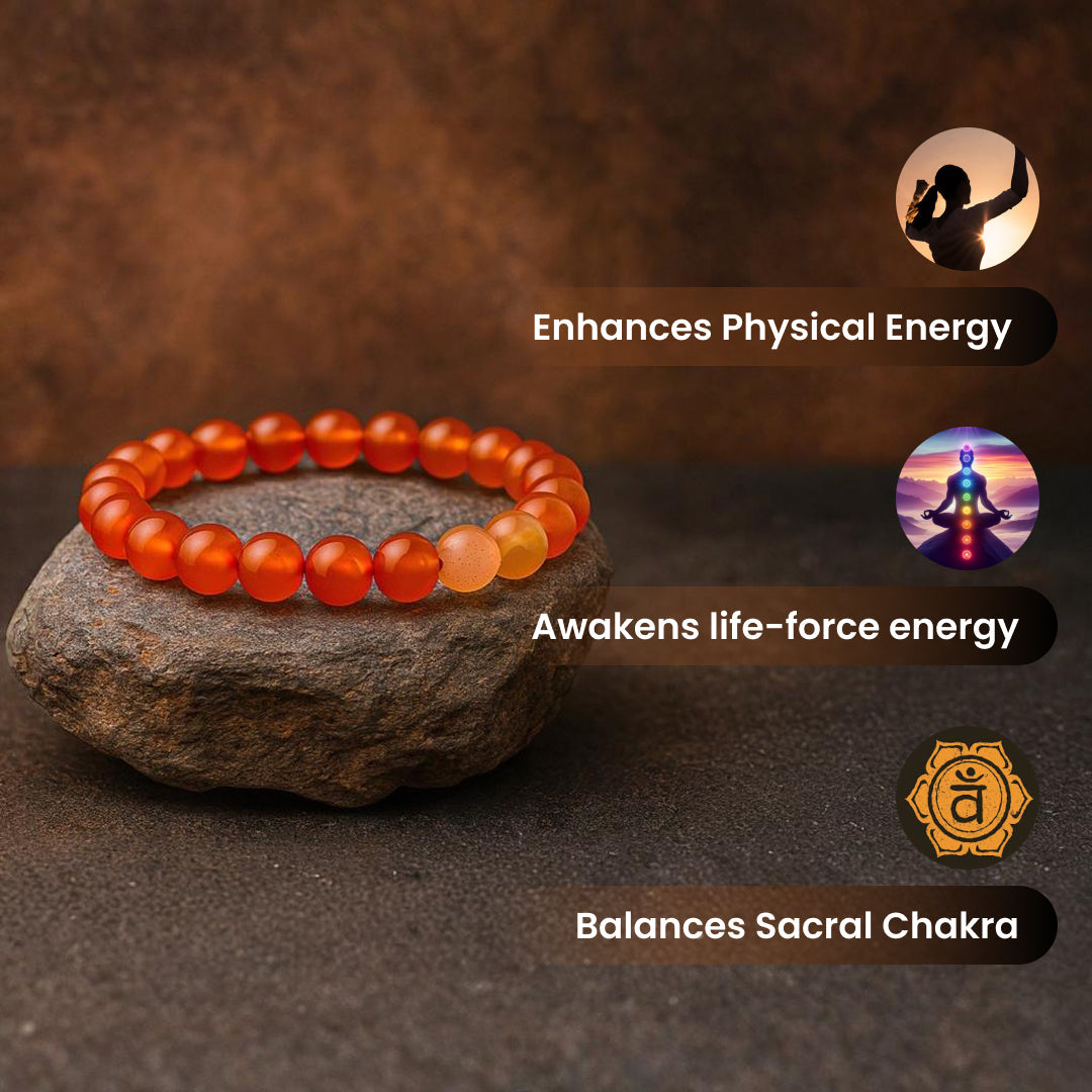 Carnelian Stone Bracelet