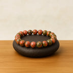 Unakite Stone Bracelet