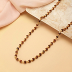 Gold Plated Rudraksha Mala
