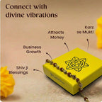 Rudra Gold Combo | Gold Plated Rudraksha Mala + Box Shape Rudraksha Gold Bracelet