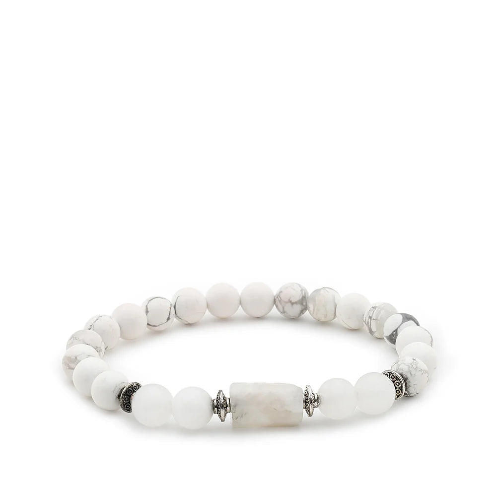 Howlite Bracelet (Karka Rashi) Cancer