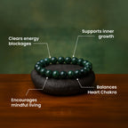 Moss Agate Stone Bracelet