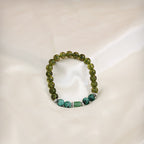 Green Agate Stone Bracelet (Kanya Rashi) Virgo