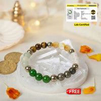 Dhan Yog Money Attract Bracelet- Five Stones, Infinite Prosperity