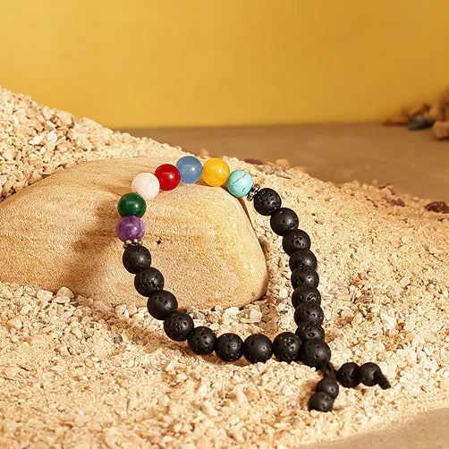 Lava Stone 7 Chakras