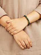 Moss Agate Stone Bracelet