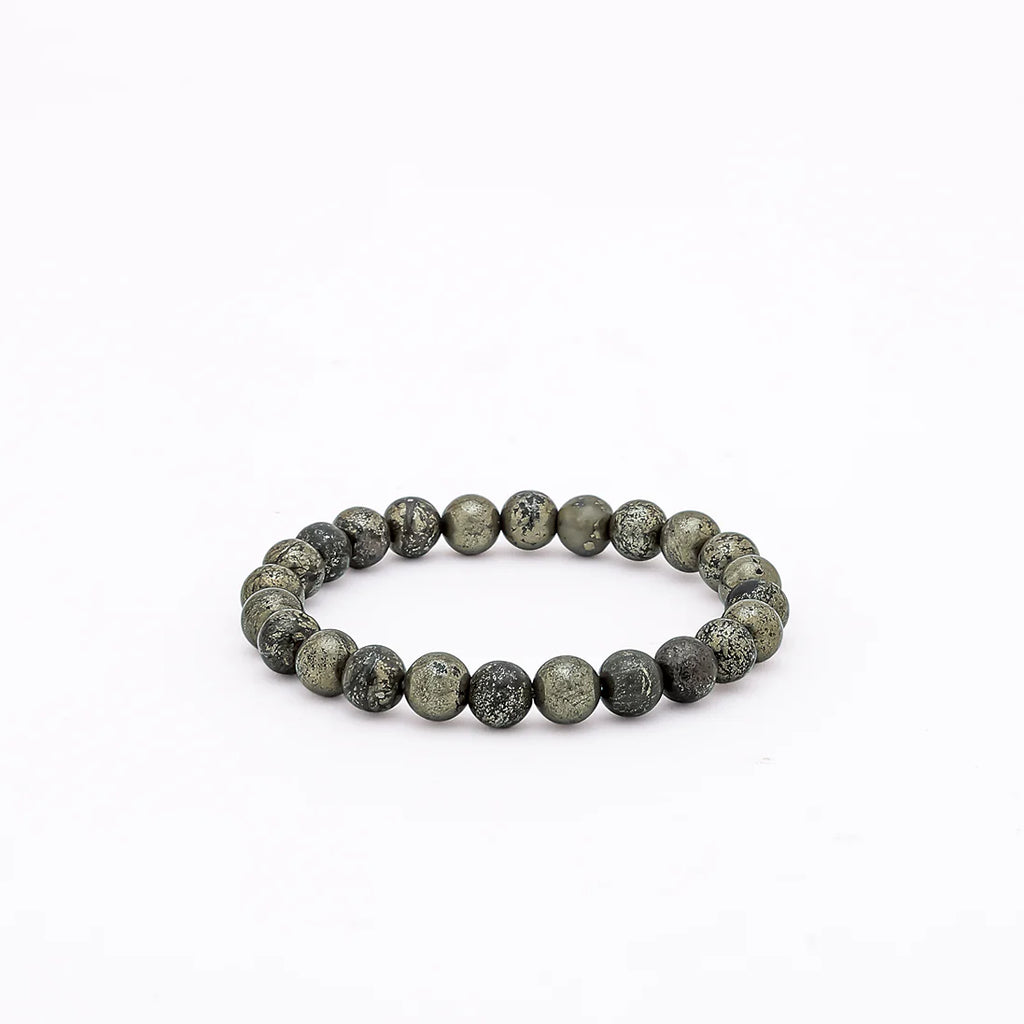 Raw Pyrite Bracelet | For Wealth, Confidence & Protection
