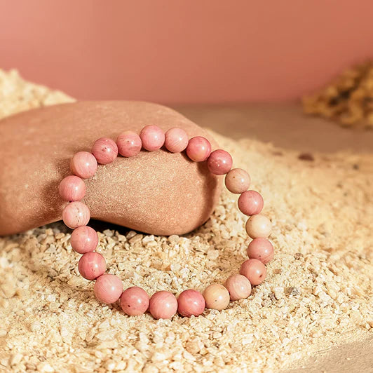 Rhodochrosite Stone Bracelet