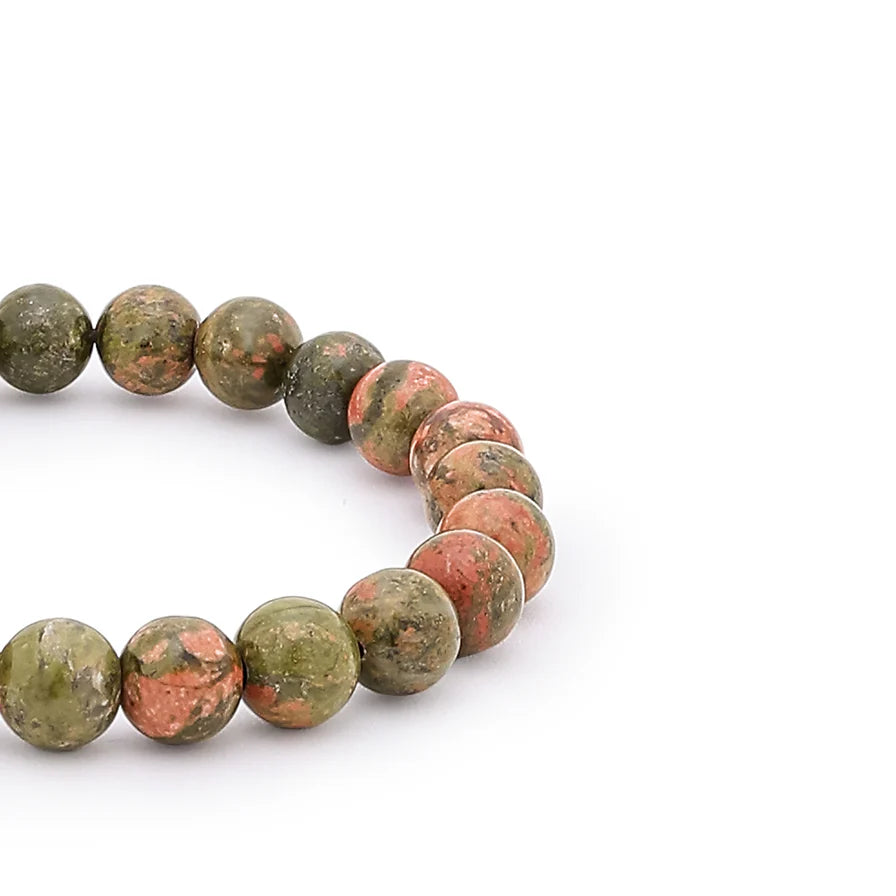 Unakite Stone Bracelet