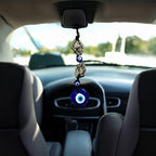 Evil Eye Pyrite Hanging