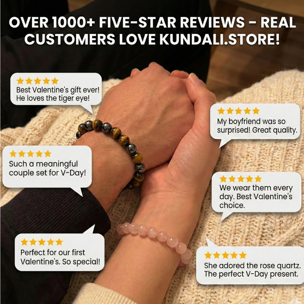Love Protection Bracelet Combo - Rose Quartz + Triple Protection Bracelet
