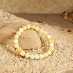 Yellow Calcite Stone Bracelet