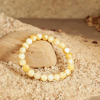 Yellow Calcite Stone Bracelet