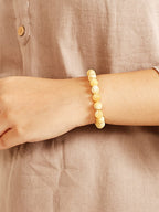 Yellow Calcite Stone Bracelet