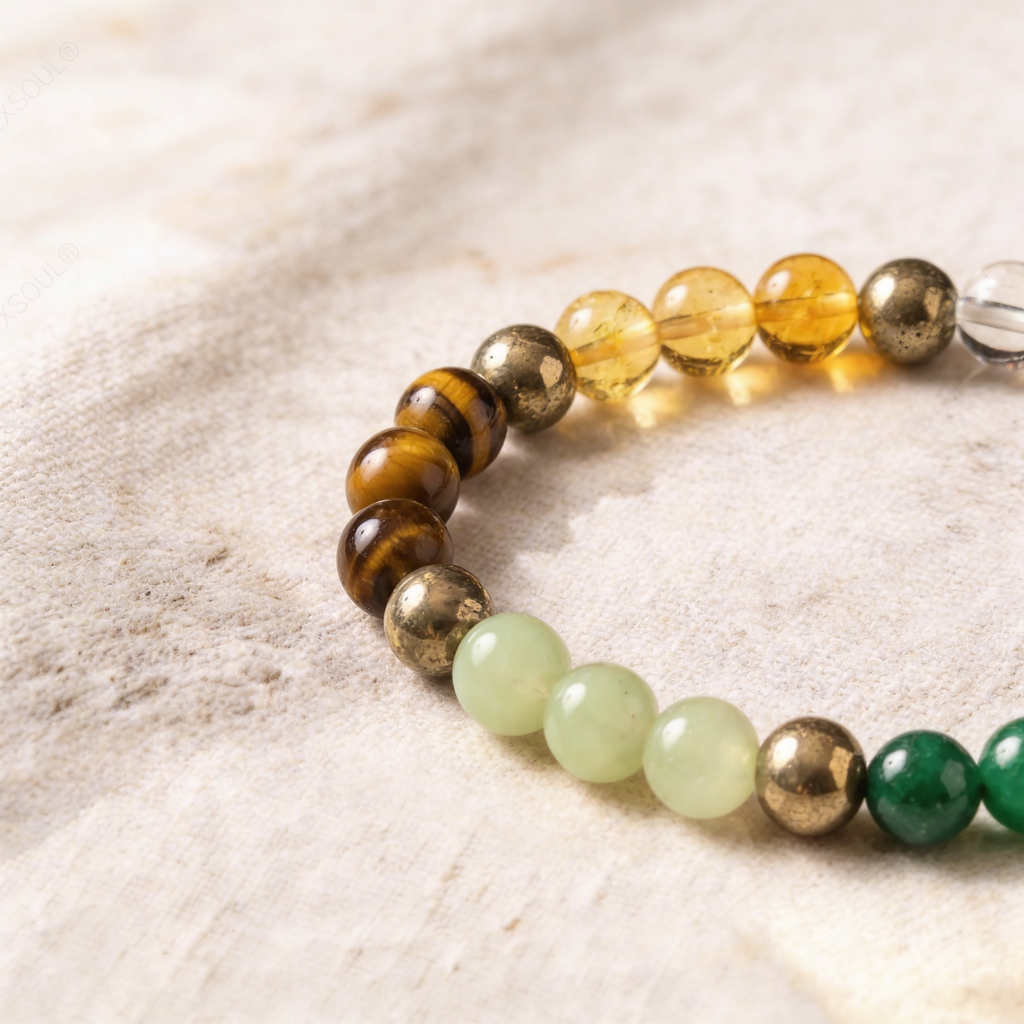 Dhan Yog Money Attract Bracelet- Five Stones, Infinite Prosperity