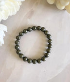 Raw Pyrite Bracelet + Free Evil Eye Bracelet